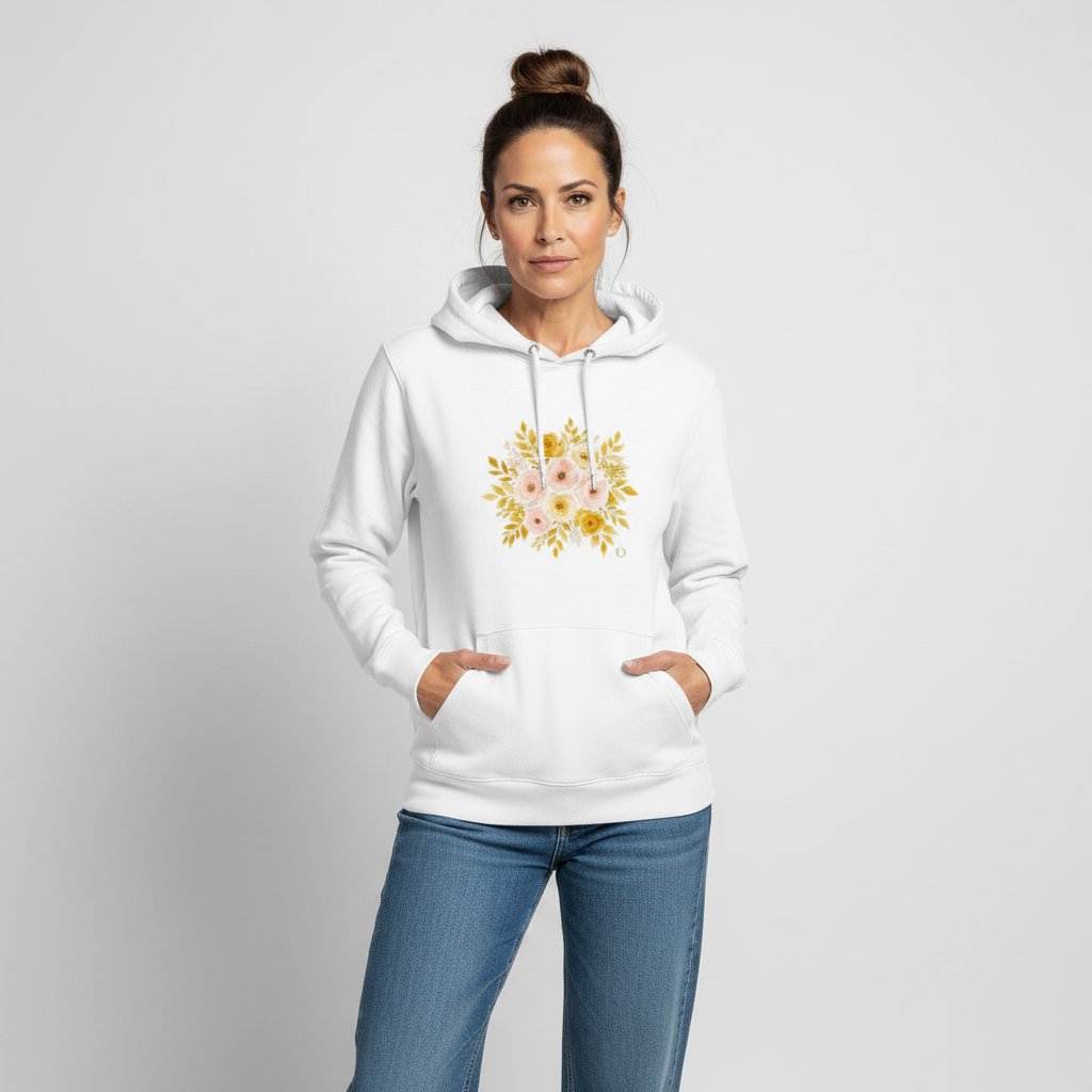 Morning Bloom Organic Hoodie