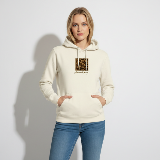 Animal Print Guepardo Sudadera con Capucha