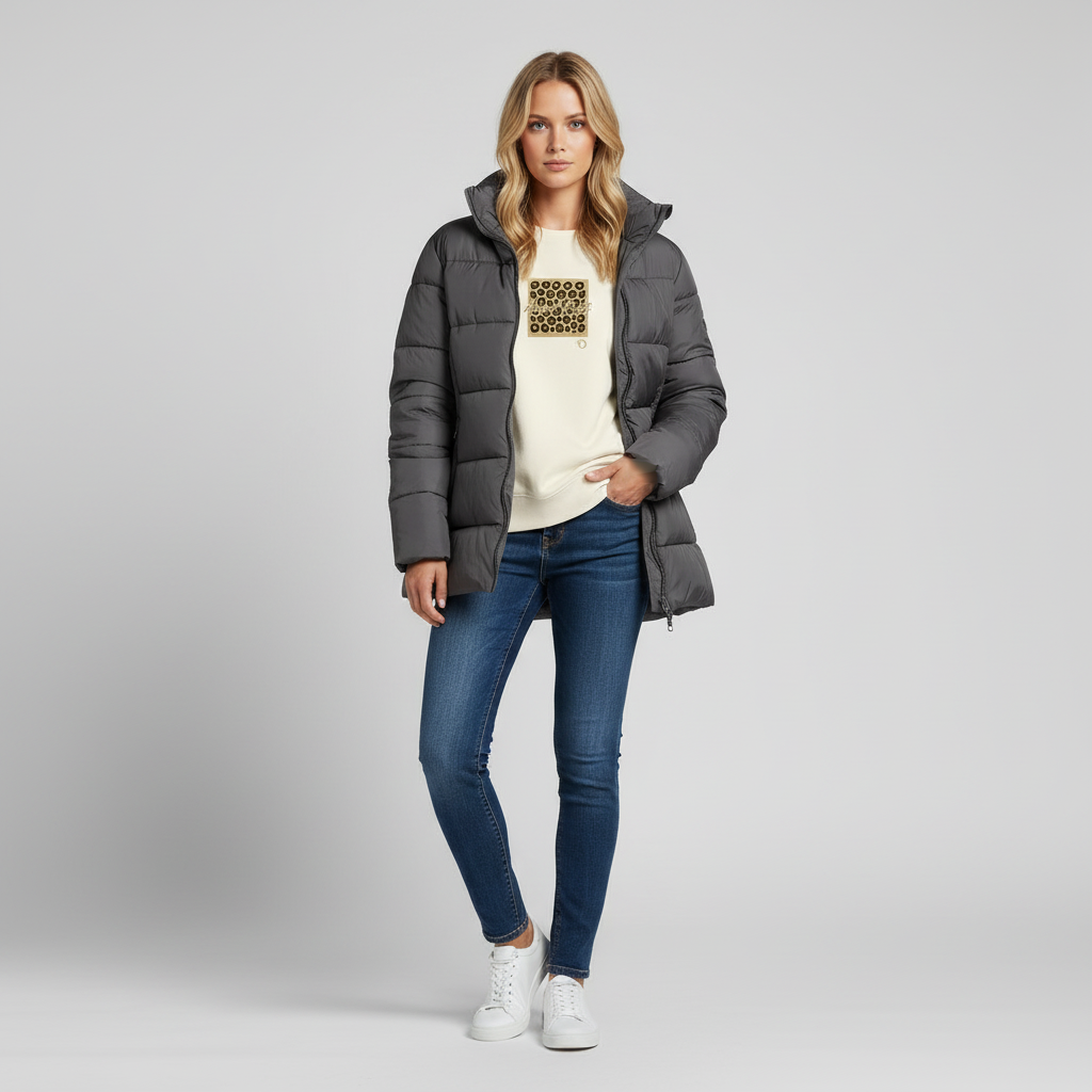 Animal Print Sudadera sin Capucha