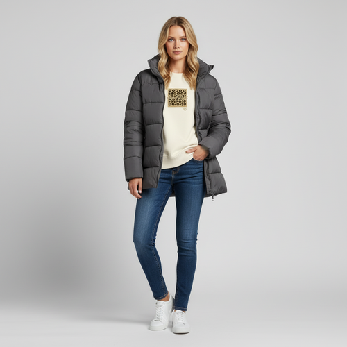 Animal Print Daily Crewneck