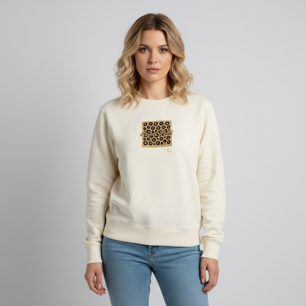 Animal Print Daily Crewneck