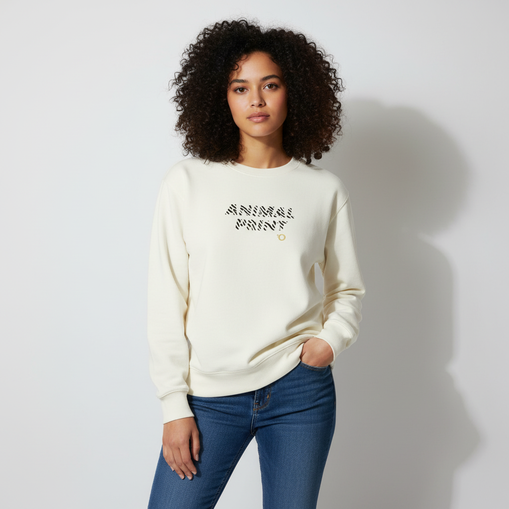 Animal Zebra Daily Crewneck