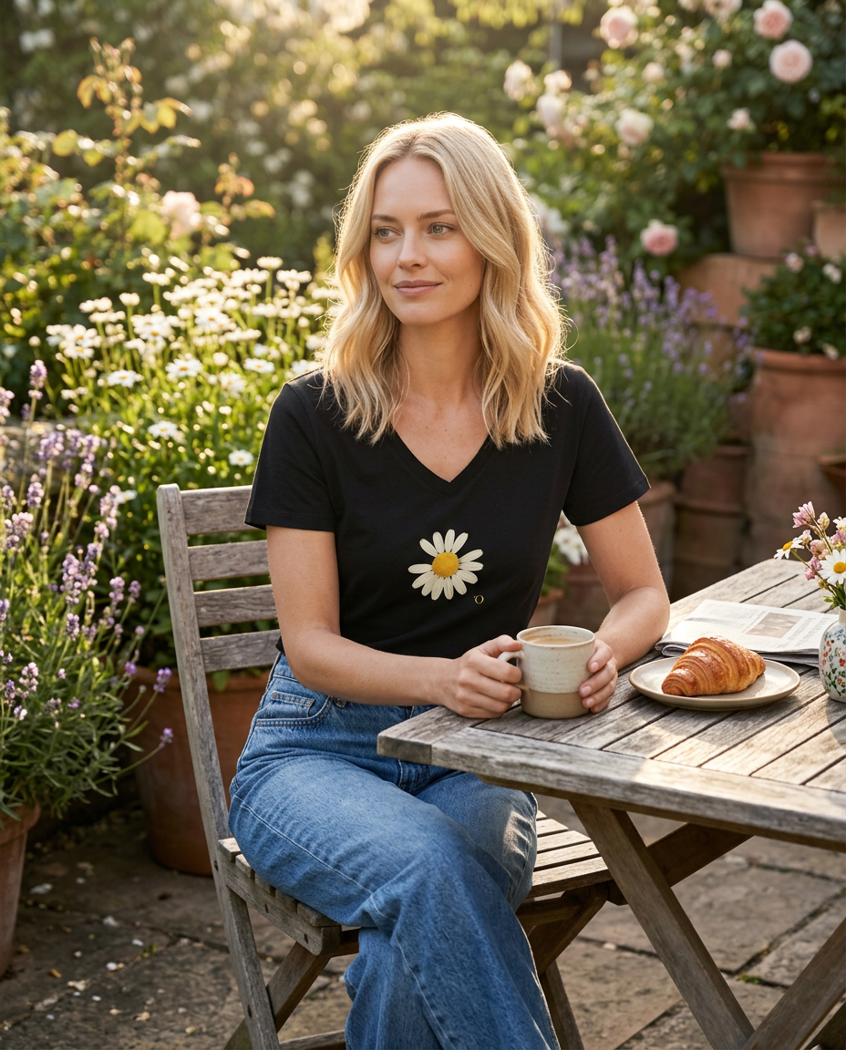 Margarida Organic V-Neck