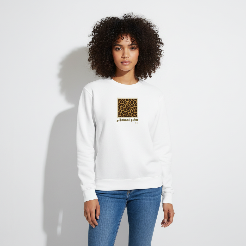 Animal Print Guepardo Sudadera sin Capucha