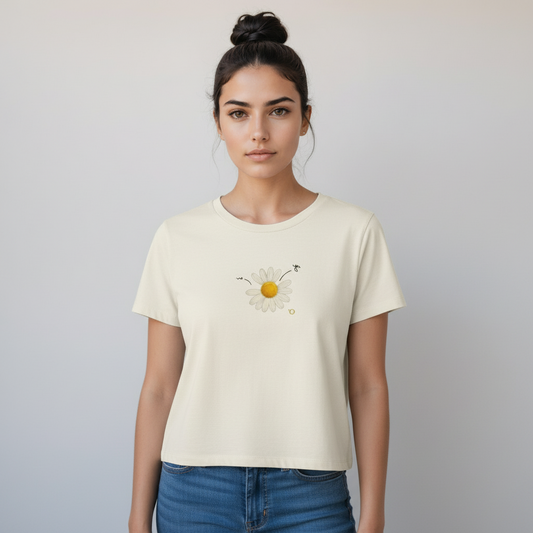 Margarita Camiseta Cuello Redondo