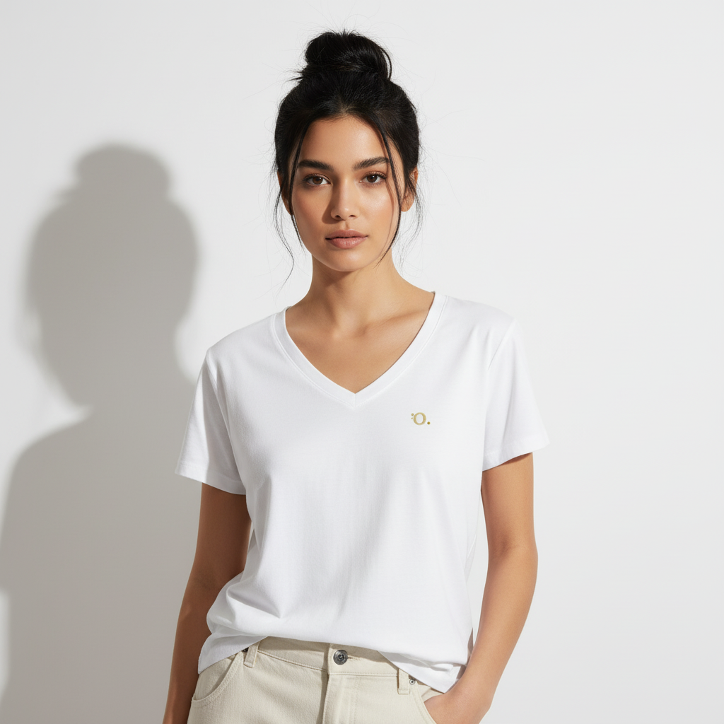 Signature Organic V-Neck