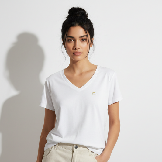 Camiseta Básica Cuello en V