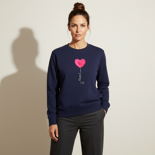 Heart Sudadera Sin Capucha