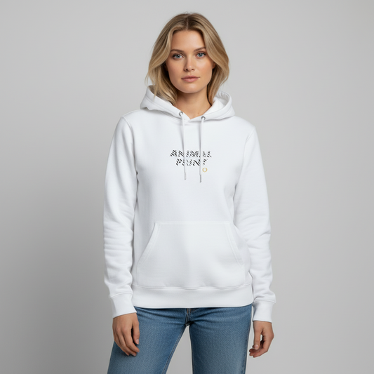 Animal Print Zebra Sudadera con Capucha